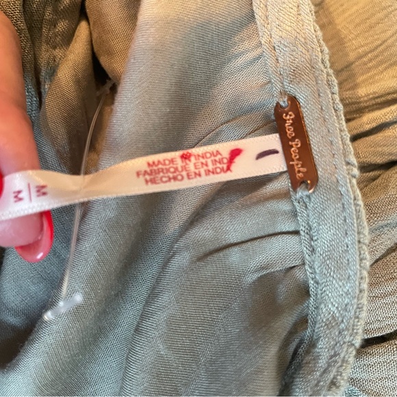 NEW Free People Devon Maxi Dress Seagrass M
-new with out tag - Picture 9 of 10